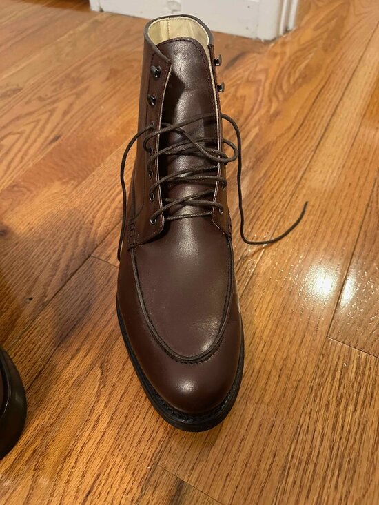 Idrese Moc Toe Leather Boots Size: 11 EE main image 10